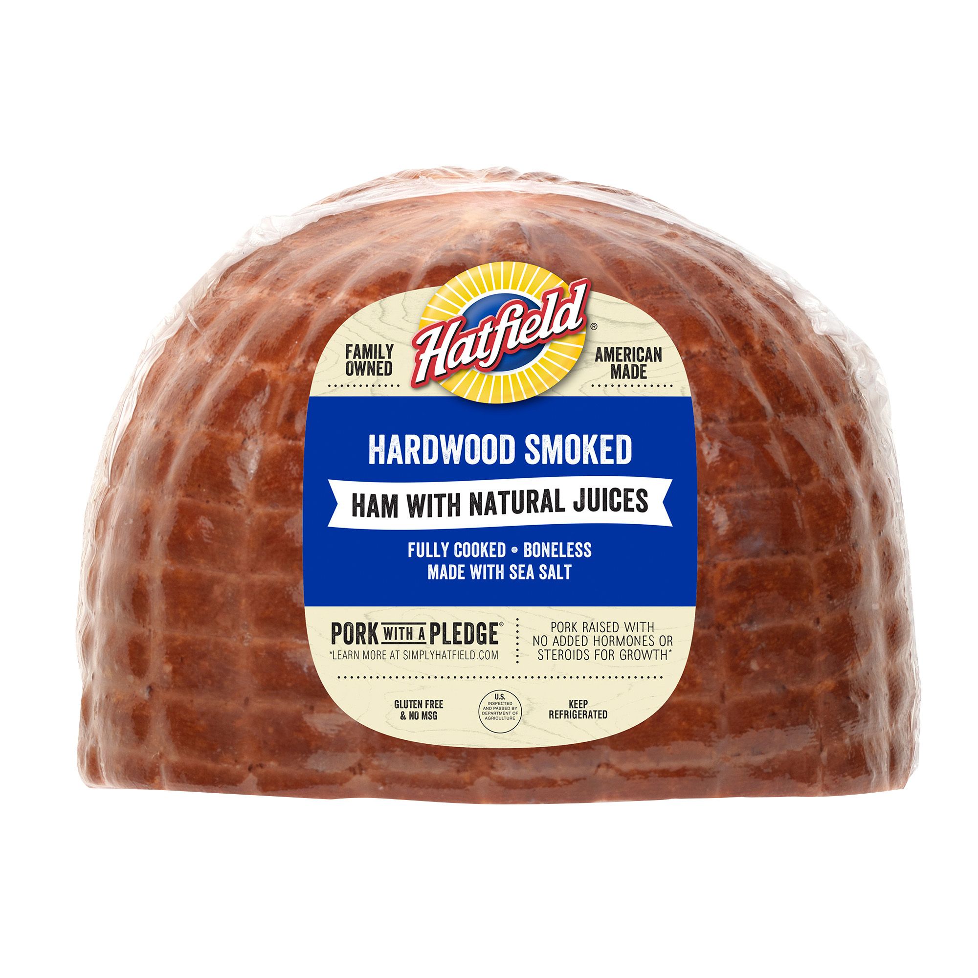 Hatfield Boneless Half Ham, Natural Juice, 3.75-5lbs.