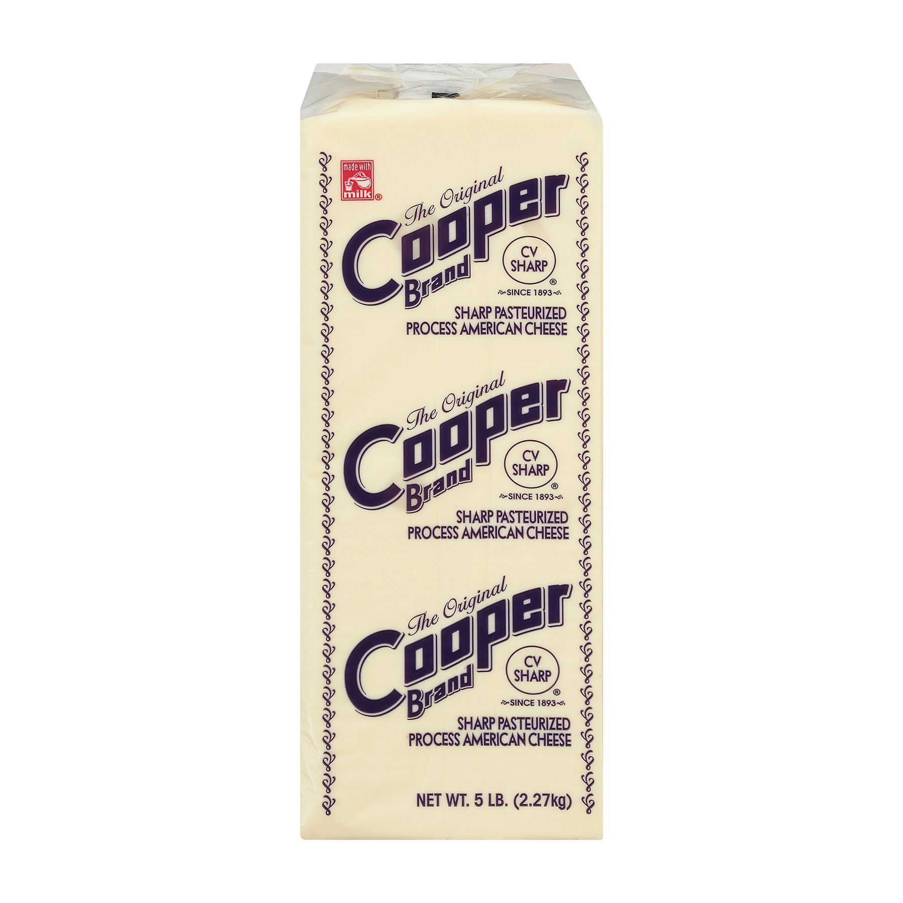 Cooper Sharp American Cheese, 0.75-1.5 lb Standard Cut