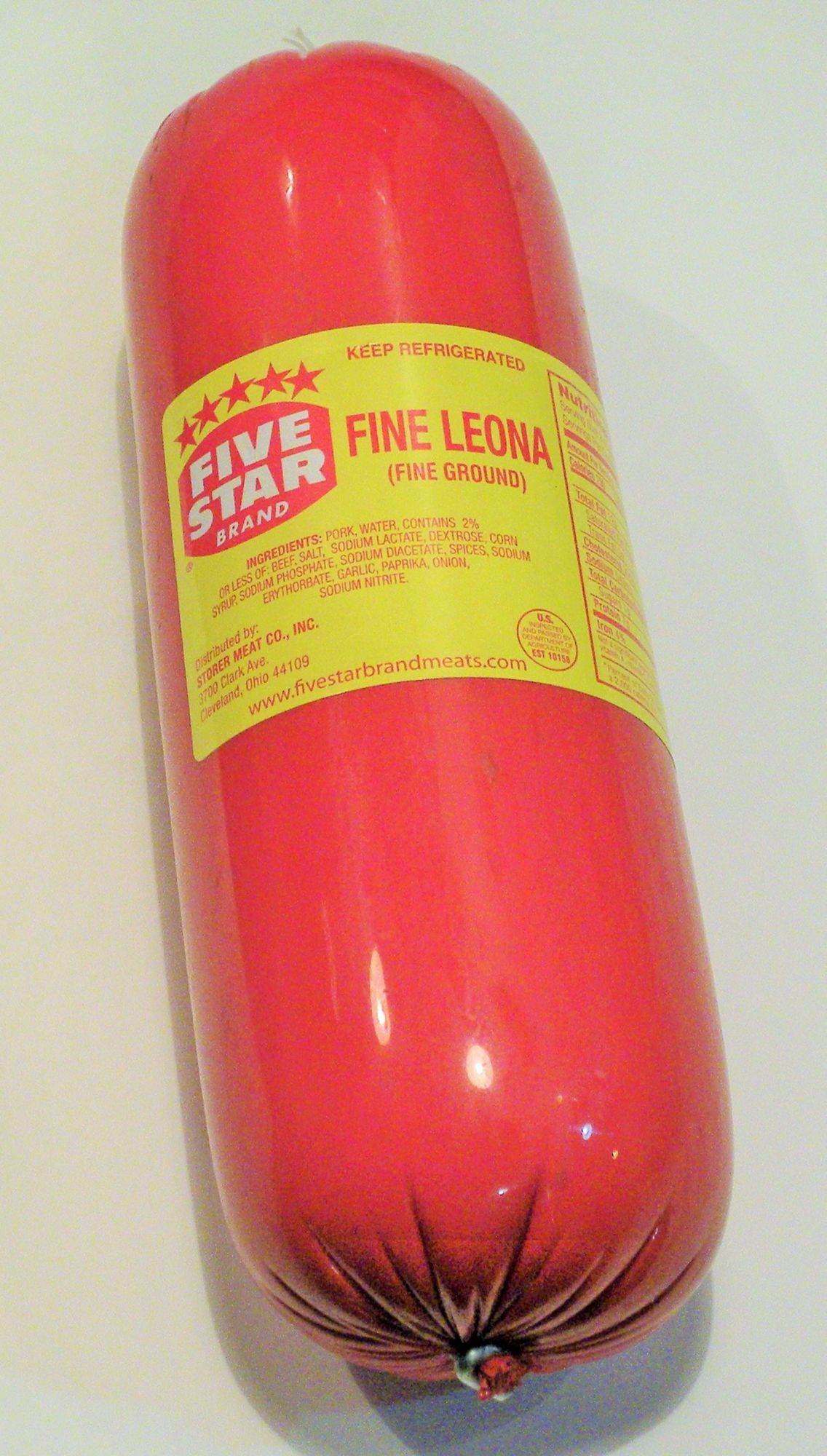Leona Bologna, 0.75-1.5 lb Standard Cut