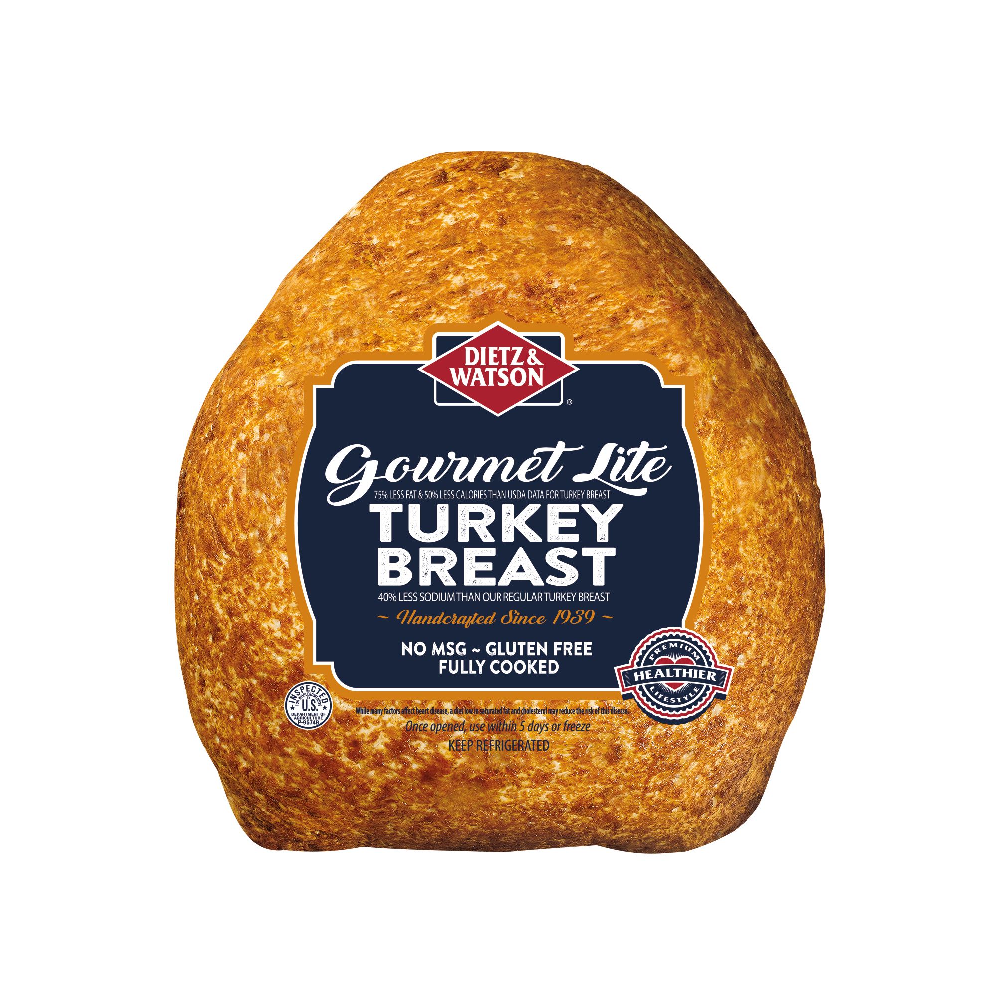 Gourmet Lite Turkey Breast, 0.75-1.5 lb Standard Cut