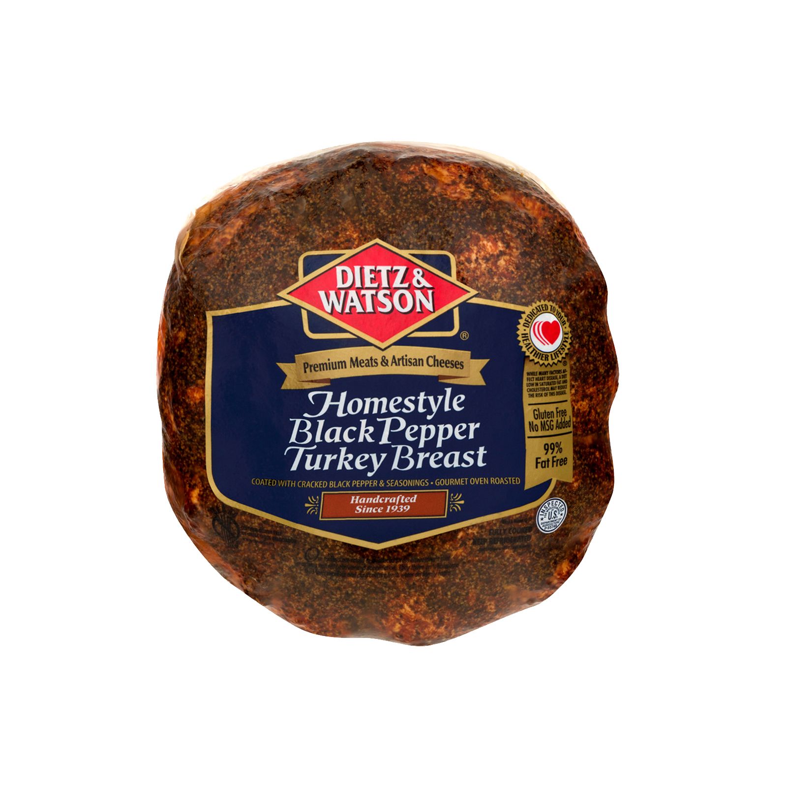 Homestyle Black Pepper Turkey Breast, 0.75-1.5 lb Standard Cut