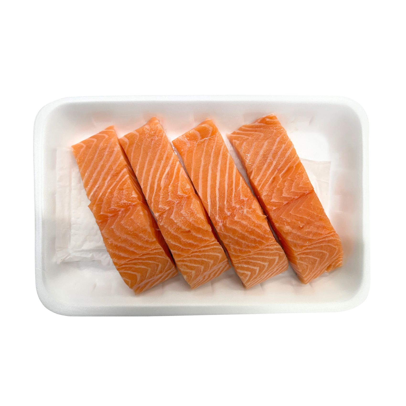 Wellsley Farms Skin On Salmon Portions,  1-2 lbs.