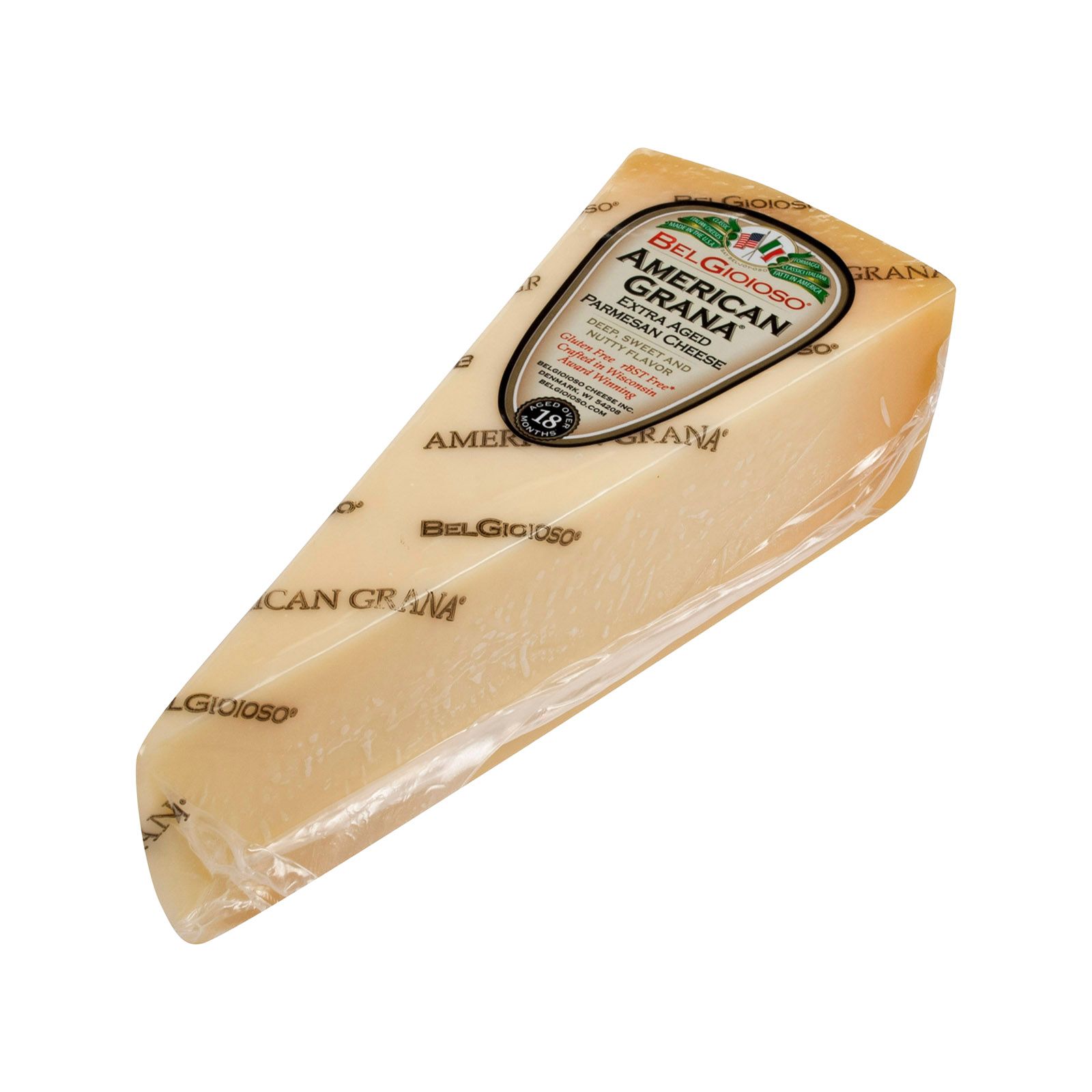 BelGioioso American Grana Parmesan Wedge, 0.9-1.5 lb