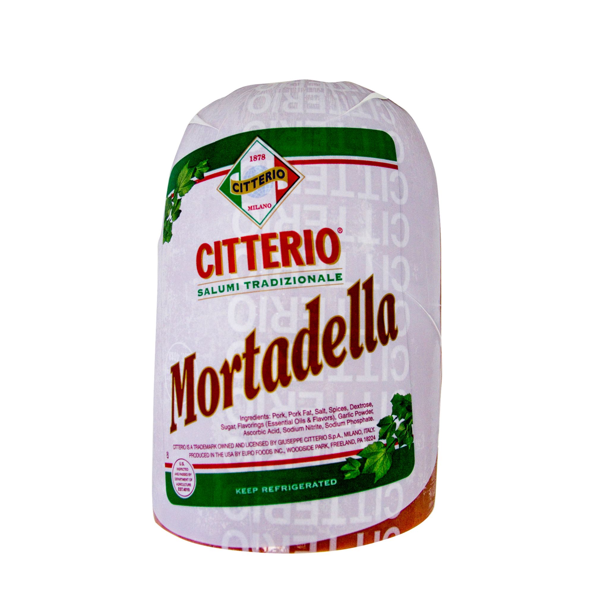 Citterio Mortadella, 0.75-1.5 lb Standard Cut