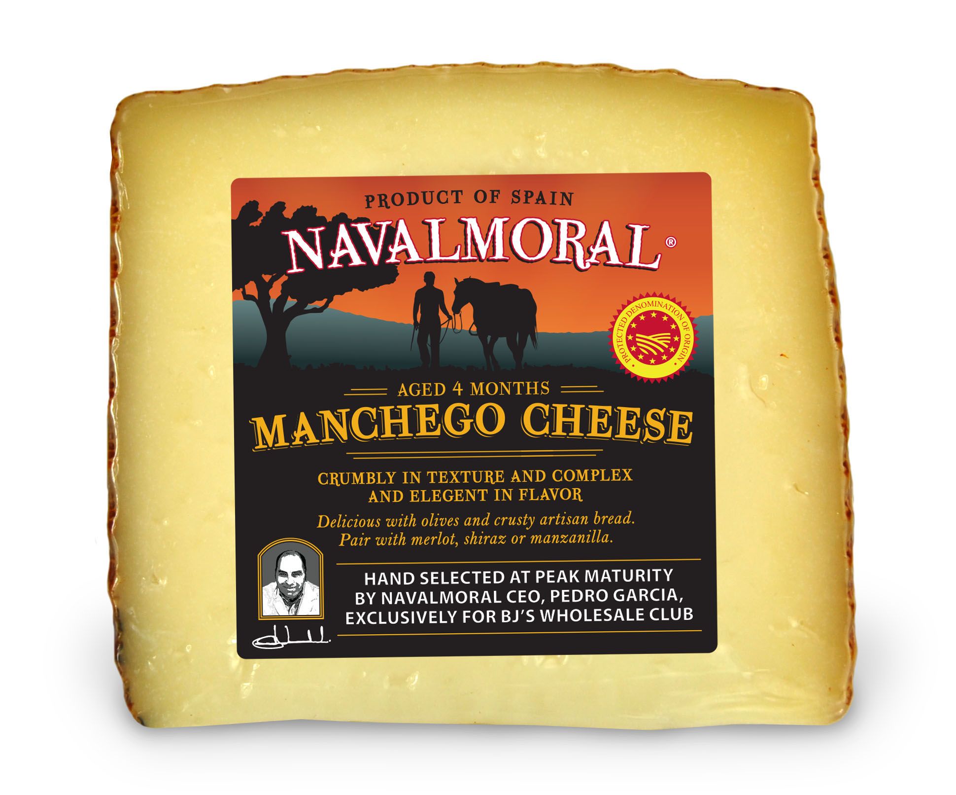 Navalmoral Manchego Cheese, 0.68-1.5 lb
