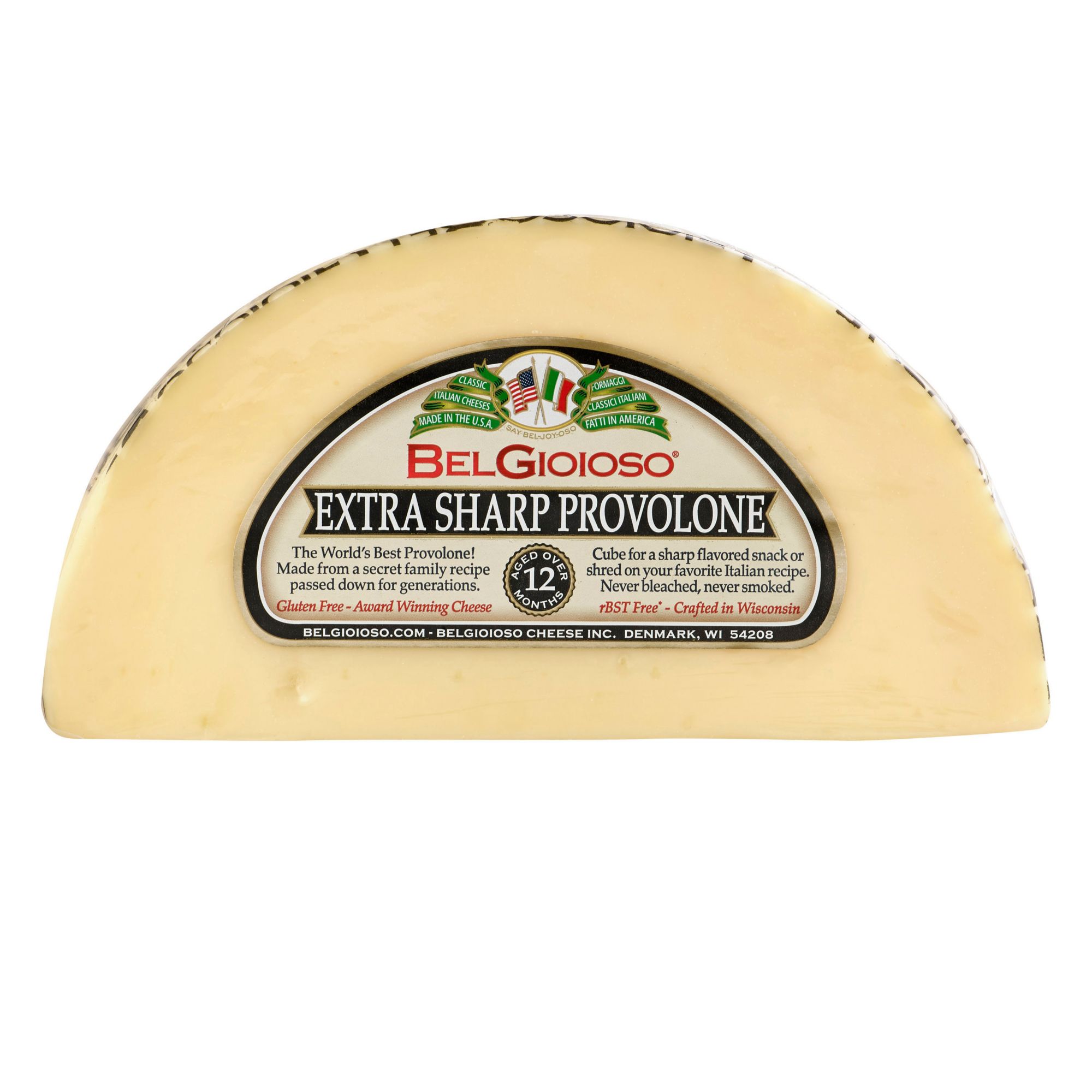 BelGioioso Extra Sharp Provolone, 0.9-1.5 lbs.