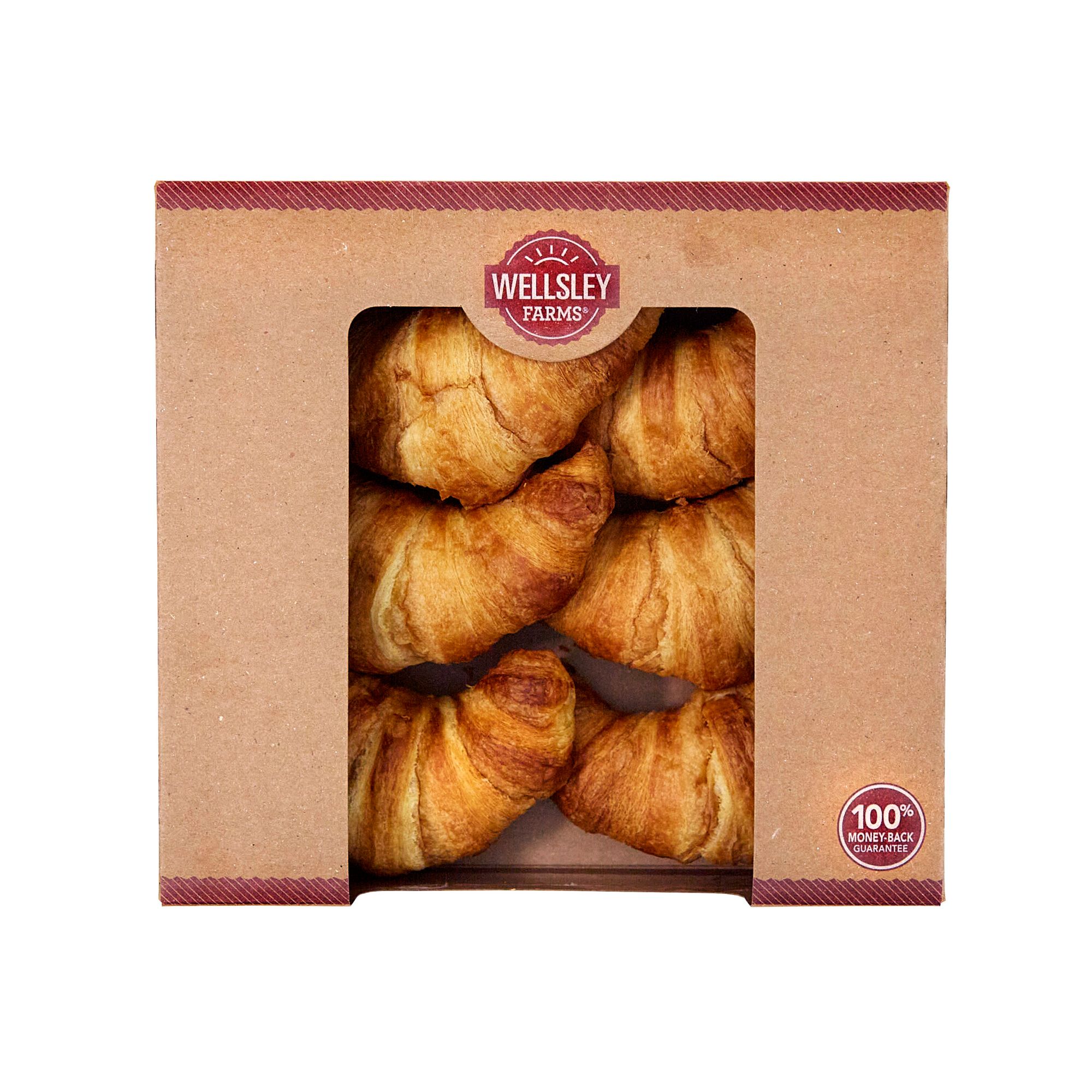 Wellsley Farms Large Butter Croissants, 6 ct.