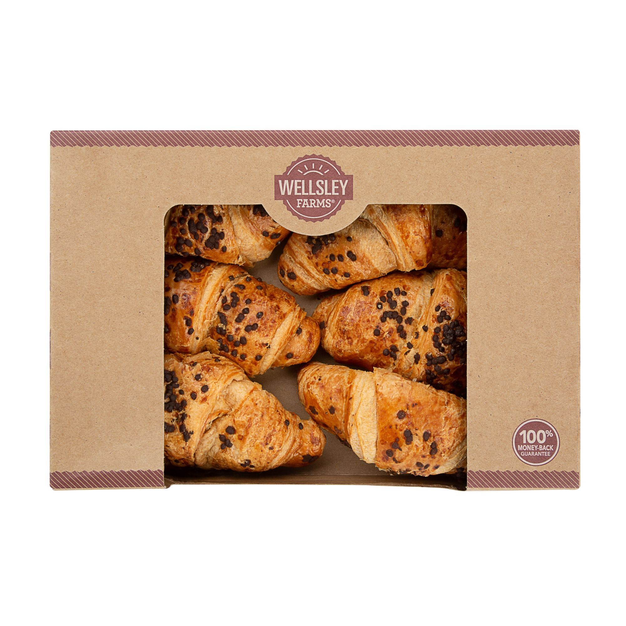 Wellsley Farms Chocolate Hazelnut Butter Croissant, 6 ct.