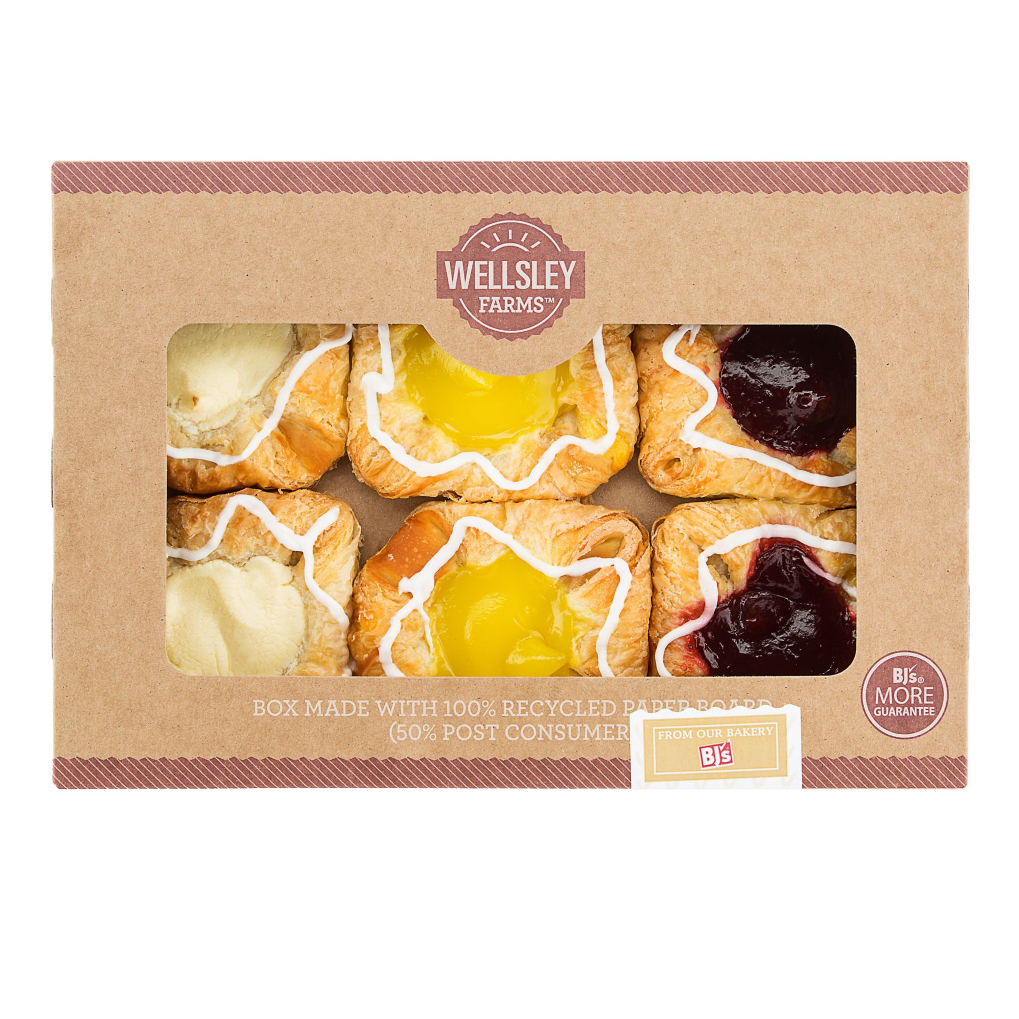 Wellsley Farms Crown Danish, 6 ct.