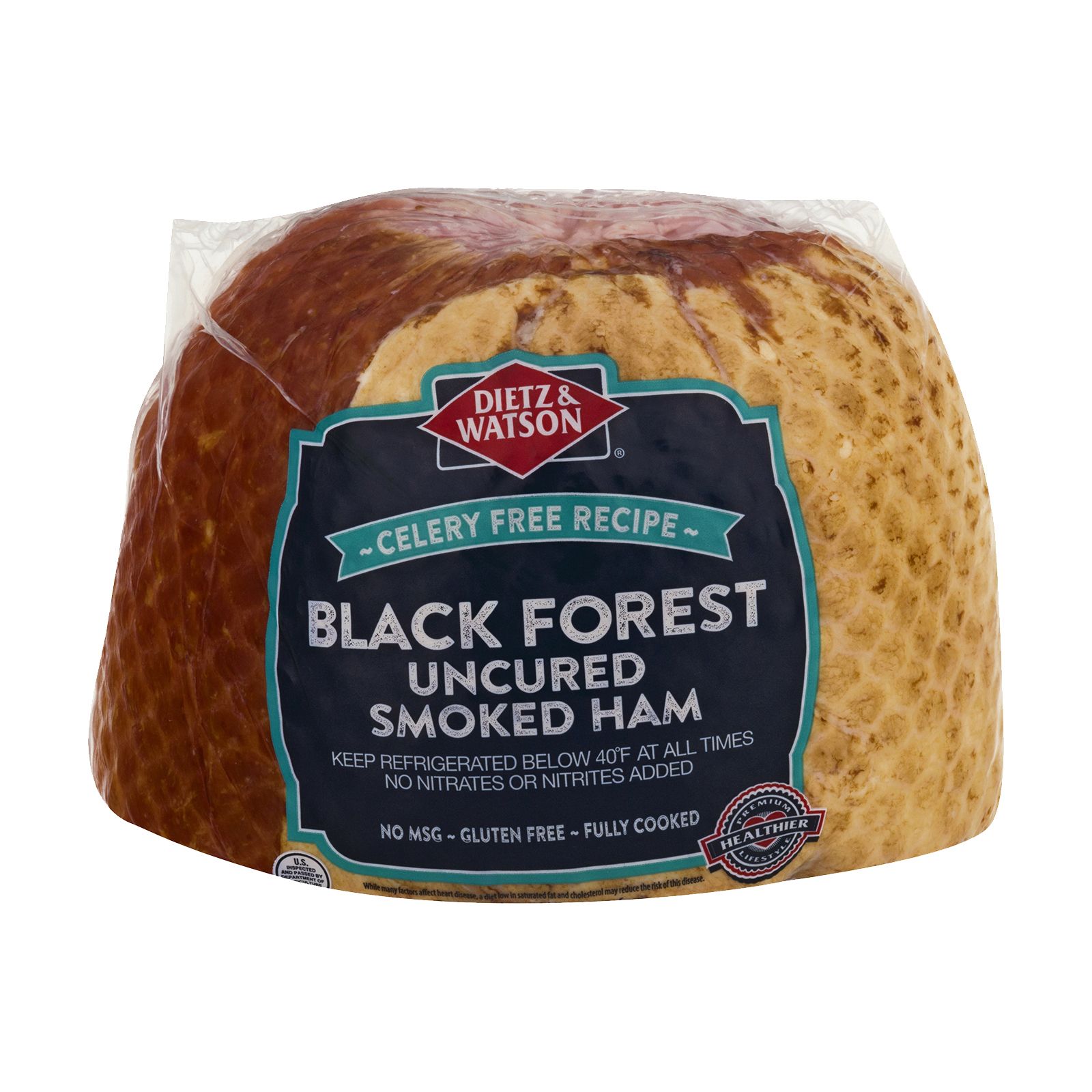 Dietz and Watson Black Forest Ham, 0.75-1.5 lb Standard Cut