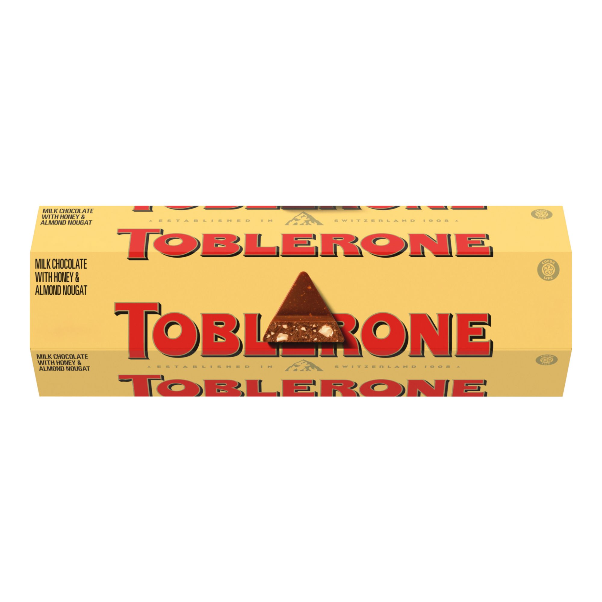 Product of Toblerone Swiss Milk Chocolate with Honey & Almond Nougat 6 Ct.  3.52 oz.