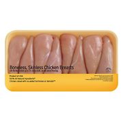 Boneless,  Skinless Chicken Breasts with Rib Meat,  4.25 - 6.5 lbs.