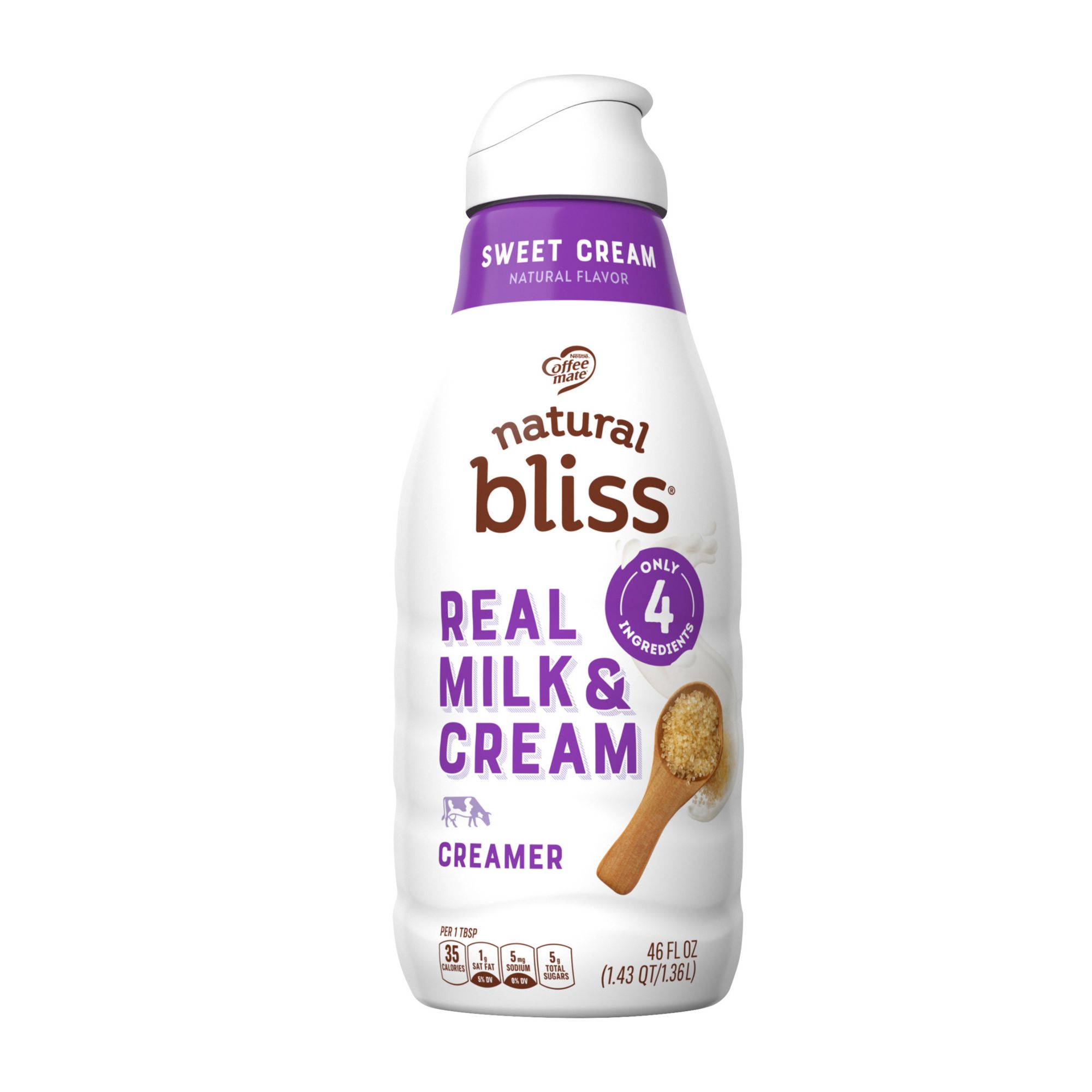 Coffee-Mate Natural Bliss Sweet Cream Creamer, 46 oz.