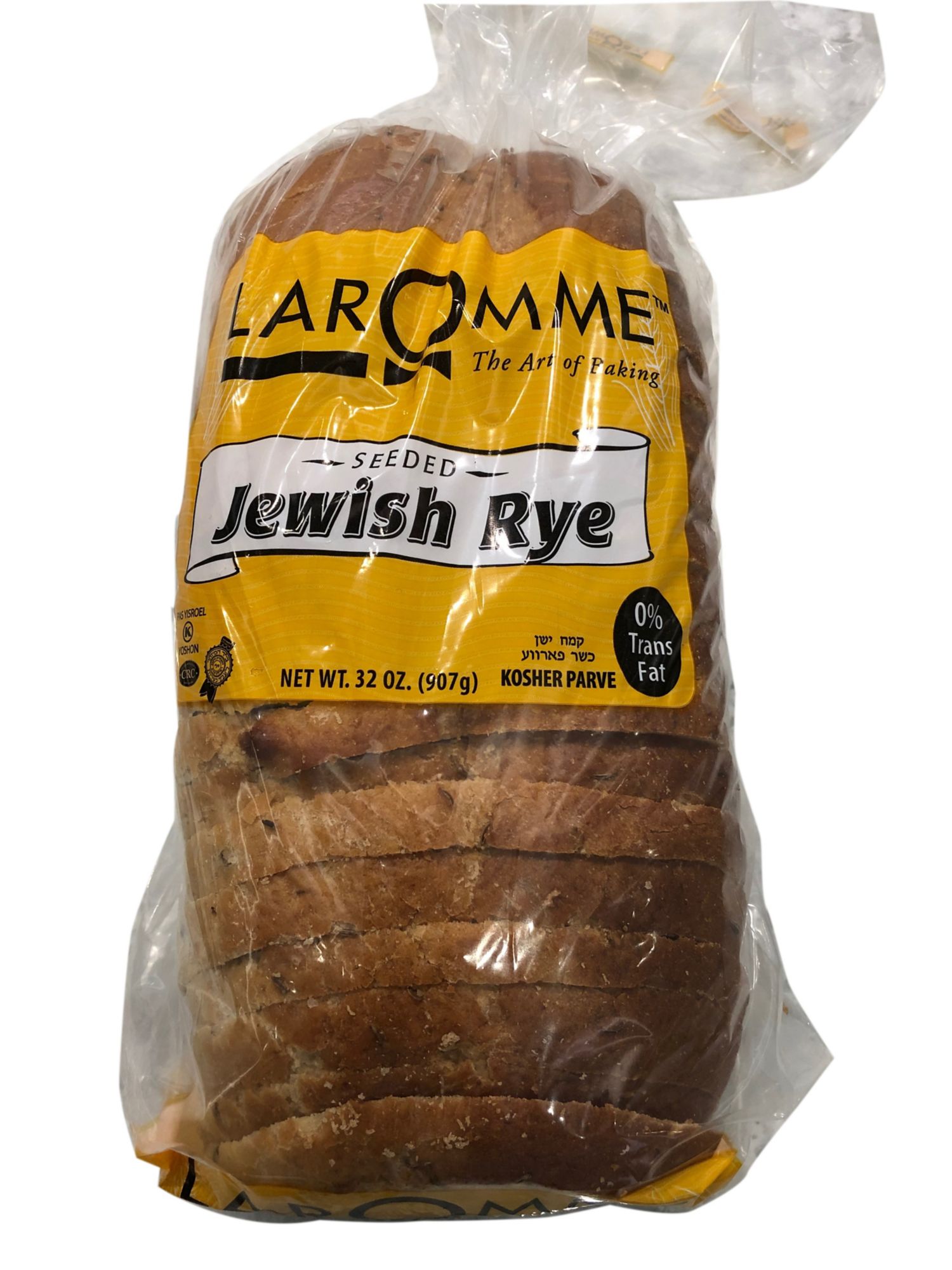 Larome Seeded Kosher Rye Bread, 32 oz.