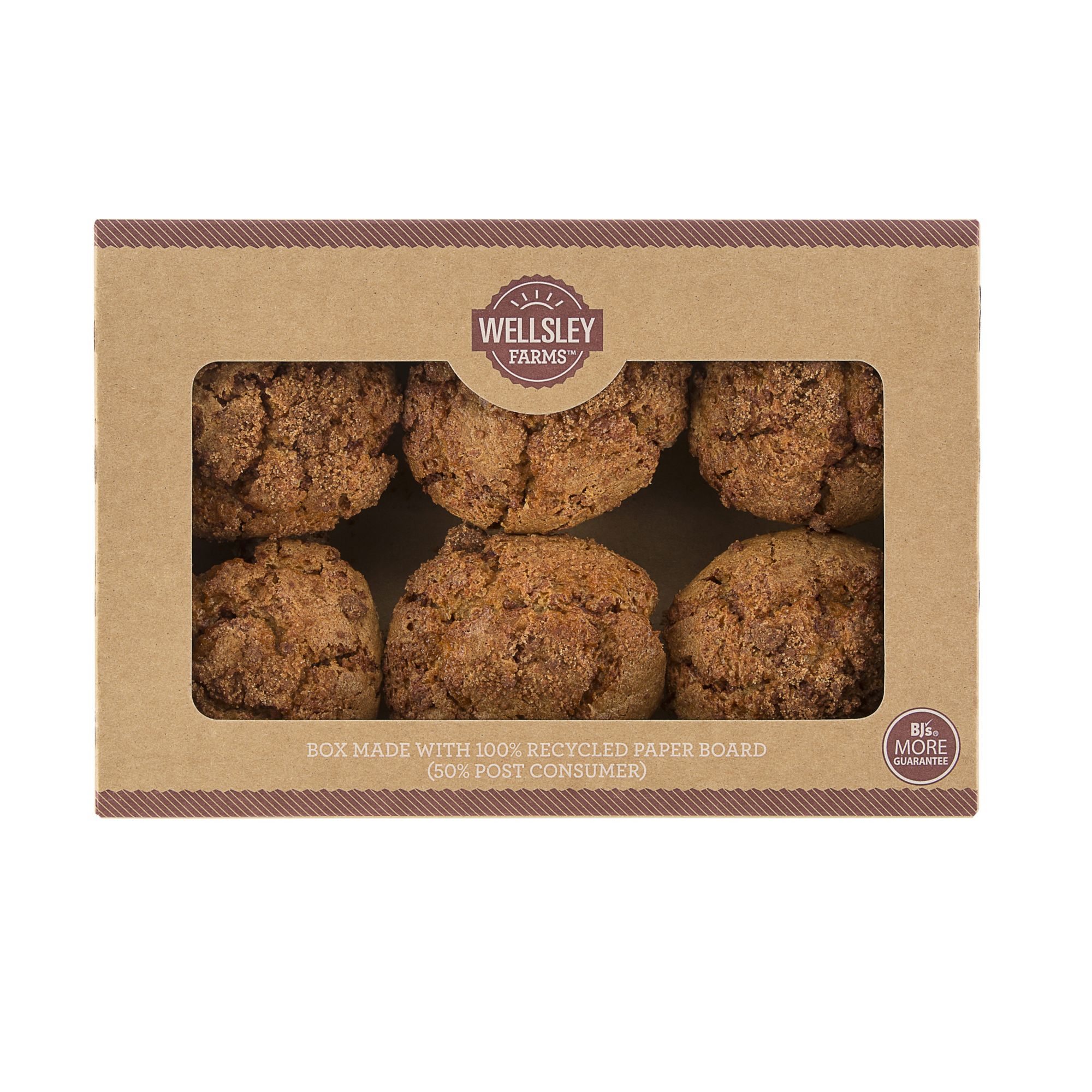 Wellsley Farms Coffee Cake Cinnamon Muffins, 6 ct./6 oz.