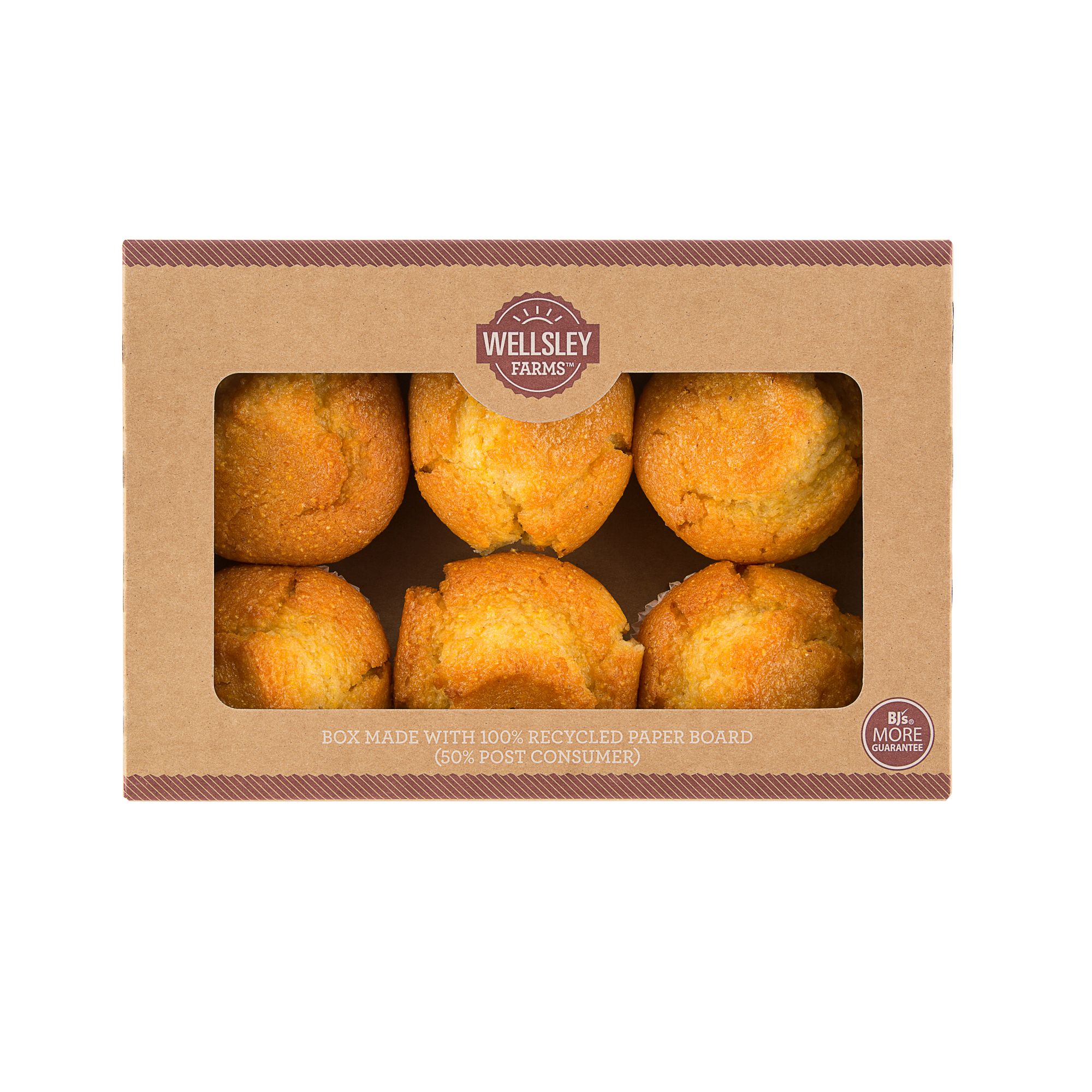 Wellsley Farms Corn Muffins, 6 ct./6 oz.