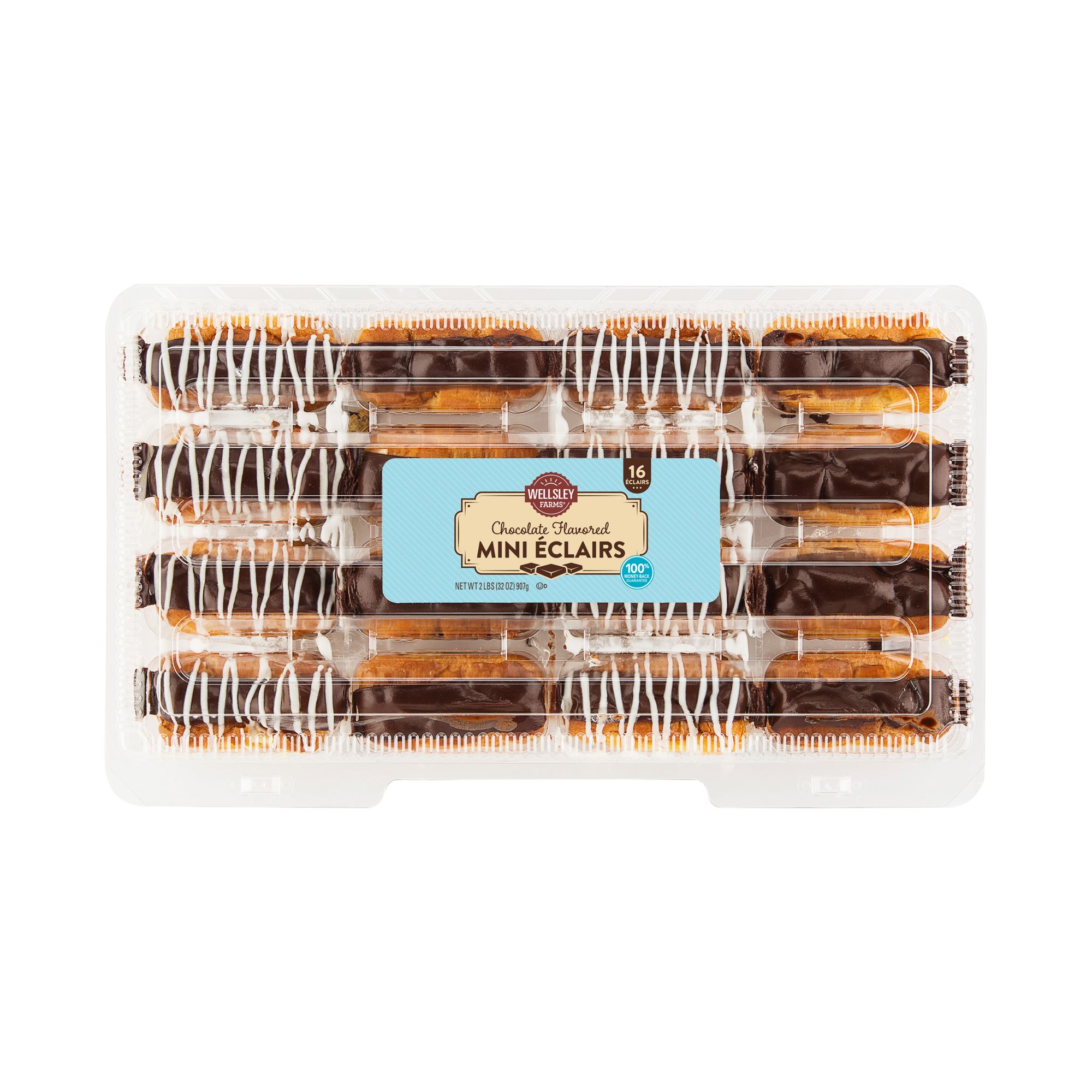 Wellsley Farms Mini Chocolate Eclairs, 16 ct.