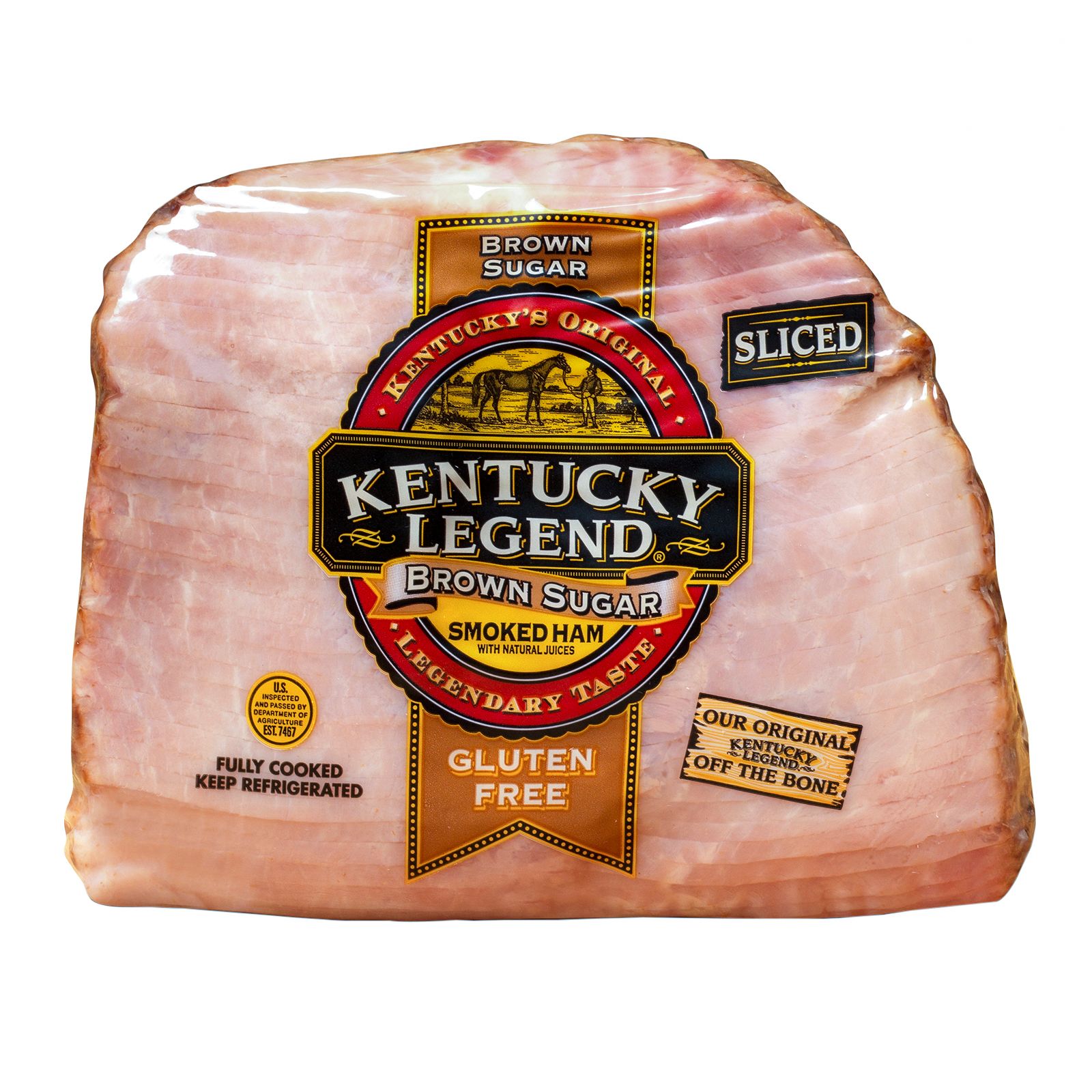 Kentucky Legend Leg Sliced Quarter Brown Sugar Ham, 1 - 3 lbs.