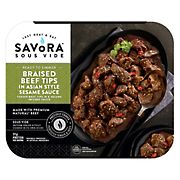 Savora Braised Beef Tips in Asian Sesame Sauce, 1.7 lbs. - 2 lbs.
