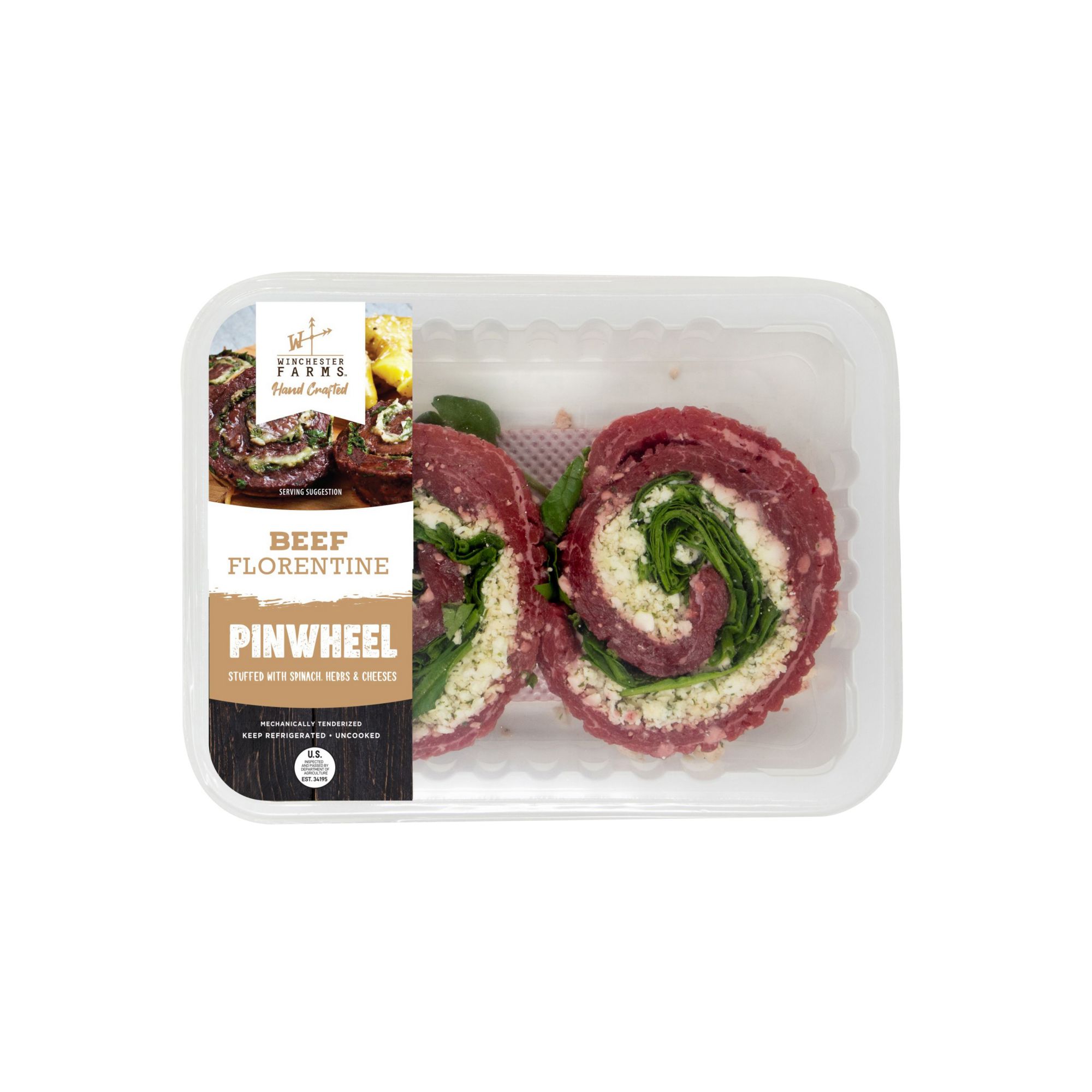 Winchester Farms Beef Florentine Pinwheel, 1 - 1.45 lb.