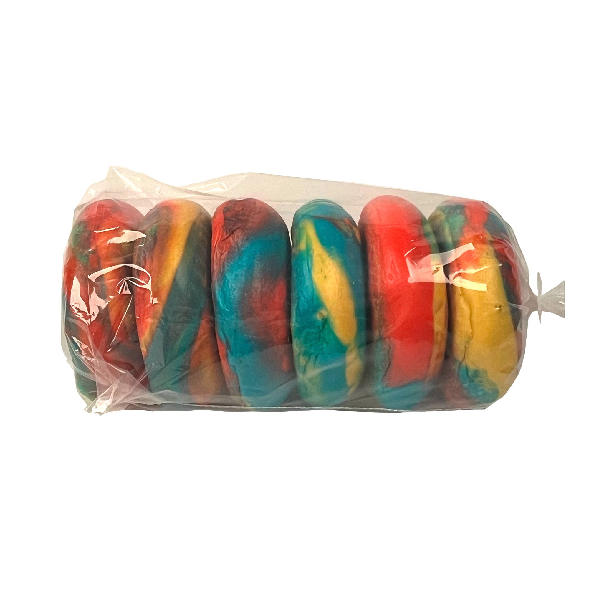 Wellsley Farms Rainbow Bagels, 6 pk.