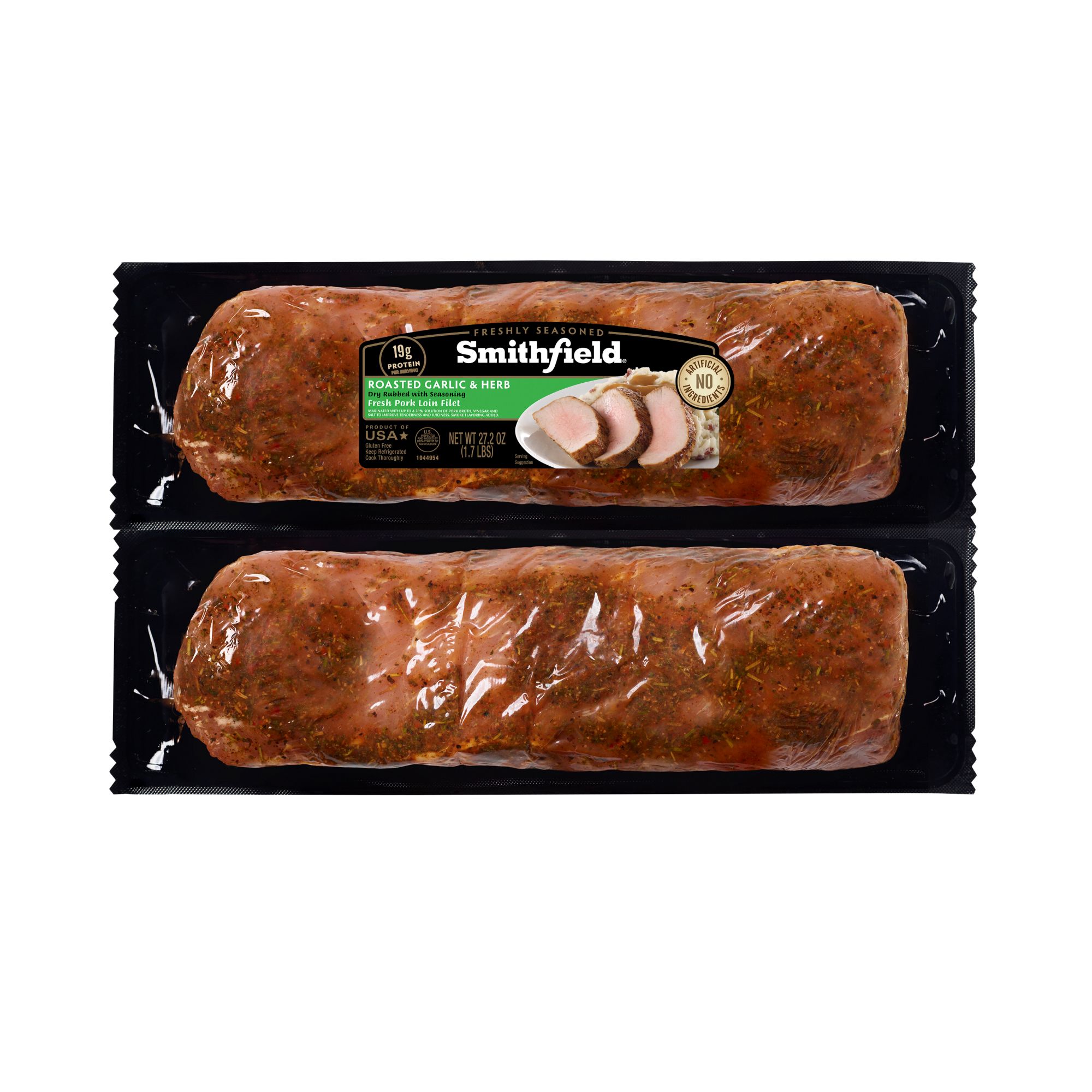 Smithfield Garlic and Herb Loin Fillets, 3-4 lbs.