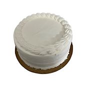 Wellsley Farms 8&quot; Double-Layer Gold Cake With Whipped Topping