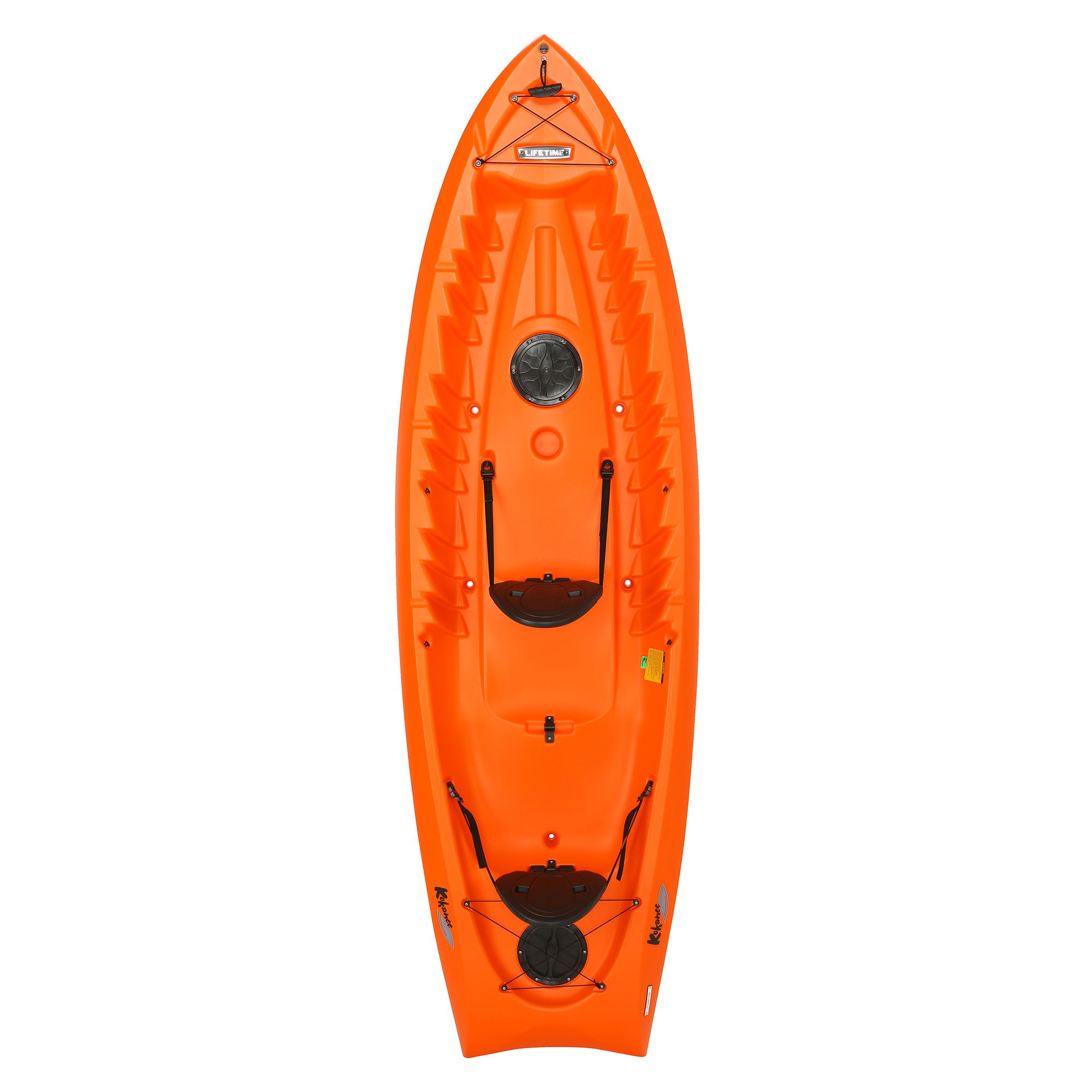 Upgrade the seats) $379 Lifetime Kokanee Tandem Sit On Top Kayak In Lime  with 2 Backrests