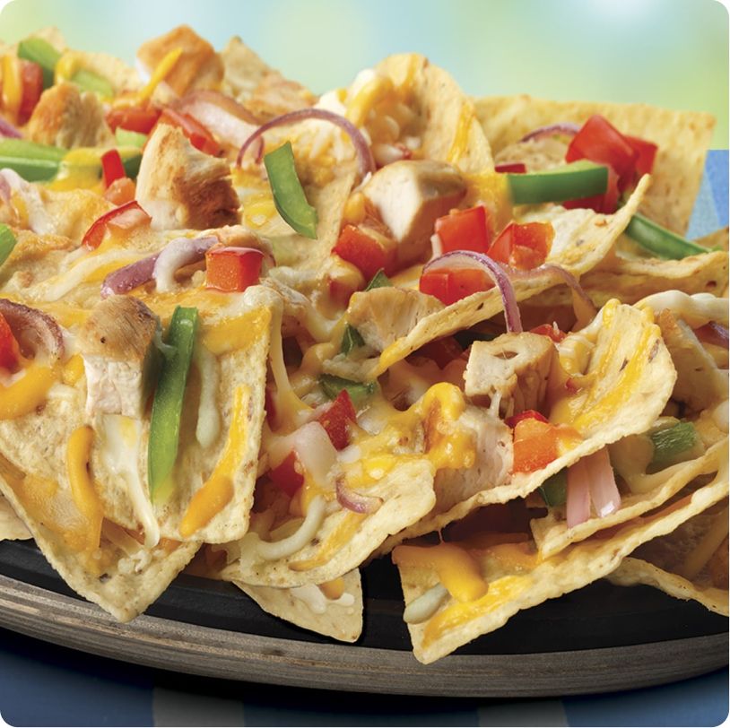 Chicken Fajita Nachos, click to view recipe