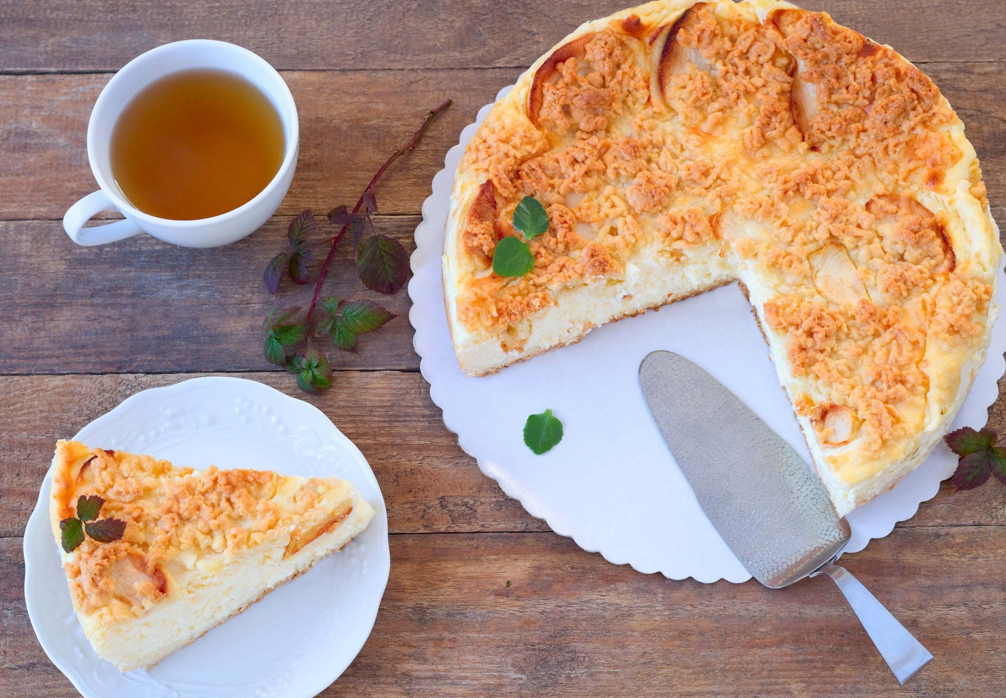 Finlandia Apple Lemon Cheesecake