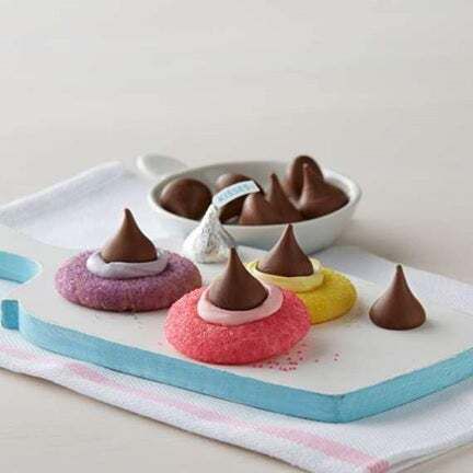 Hershey's Kisses Thumbprint Cookies