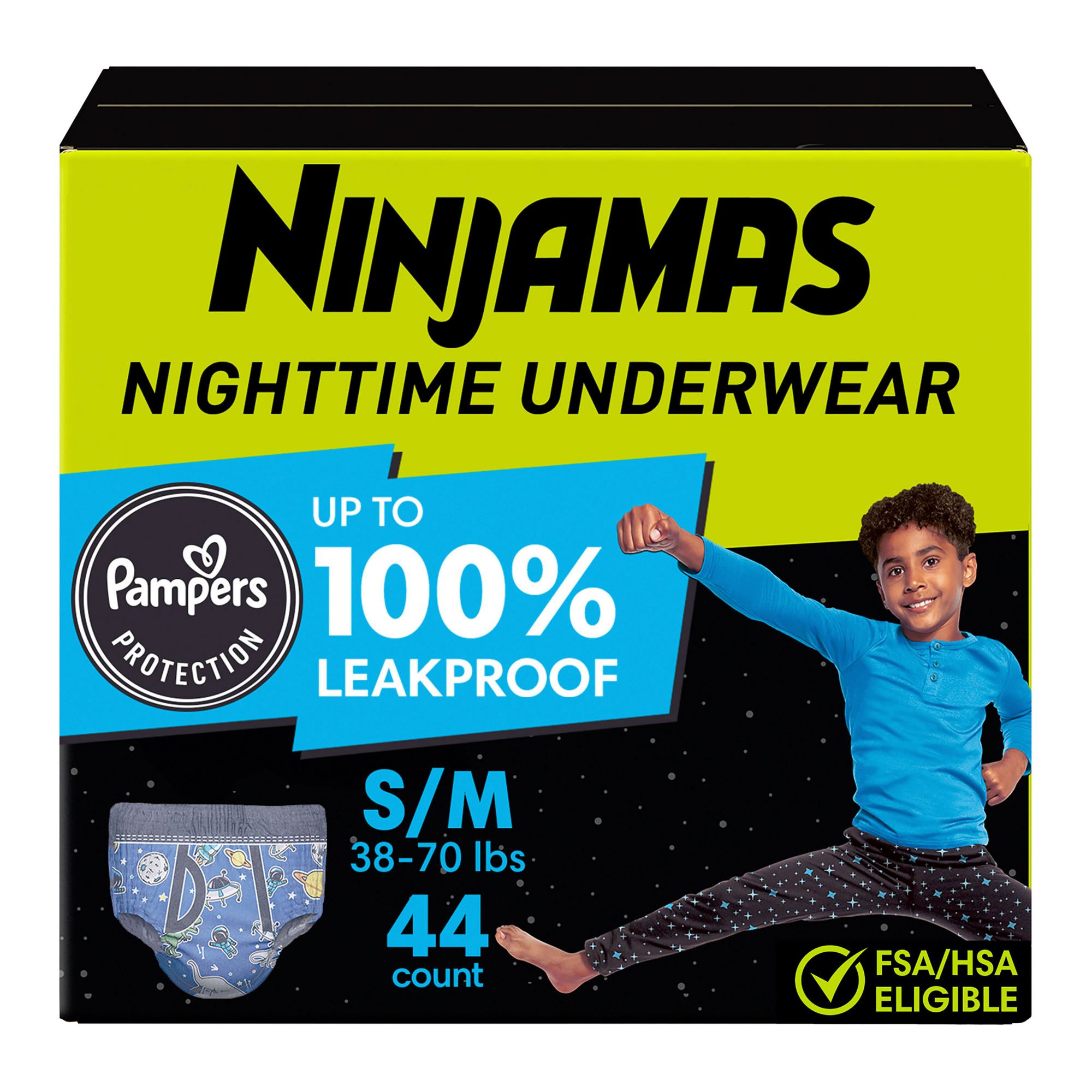 Pampers Ninjamas Nighttime Bedwetting Underwear Boy (Choose Your