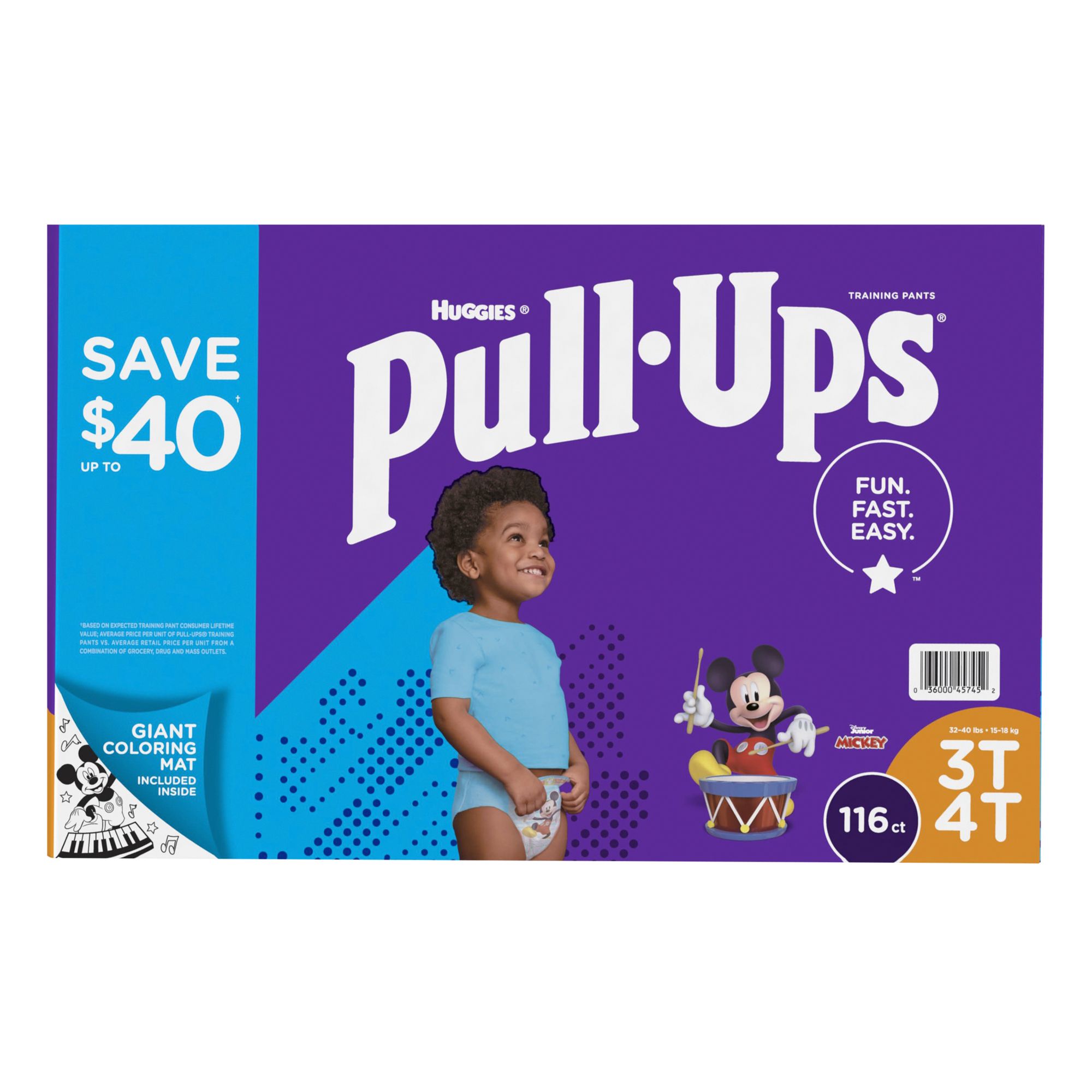 Pull-Ups Learning Designs Boys' Potty Training Pants 2T-3T (16-34