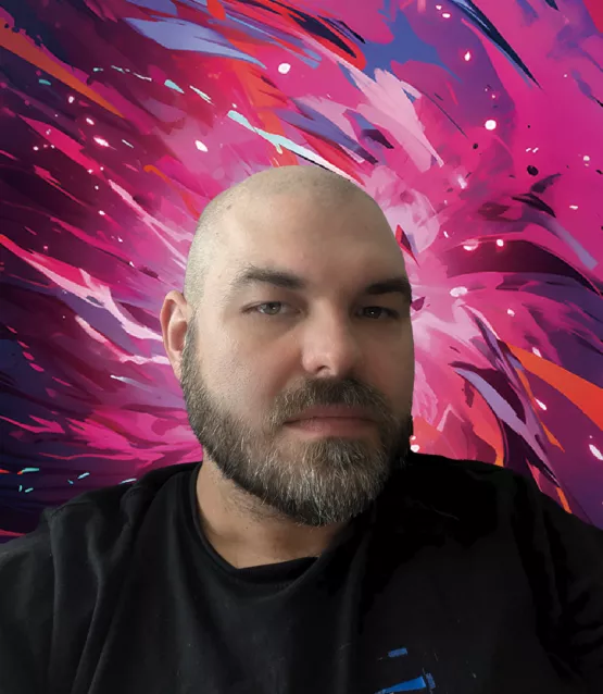 Comic book creator Phil Gelatt.