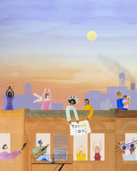 An illustration made by Lorraine Nam, who creates content that requires both hands-on artistry and tech-savvy.