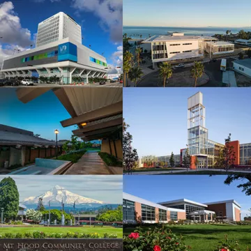 Community colleges across the U.S. that are upskilling education for adult students. 