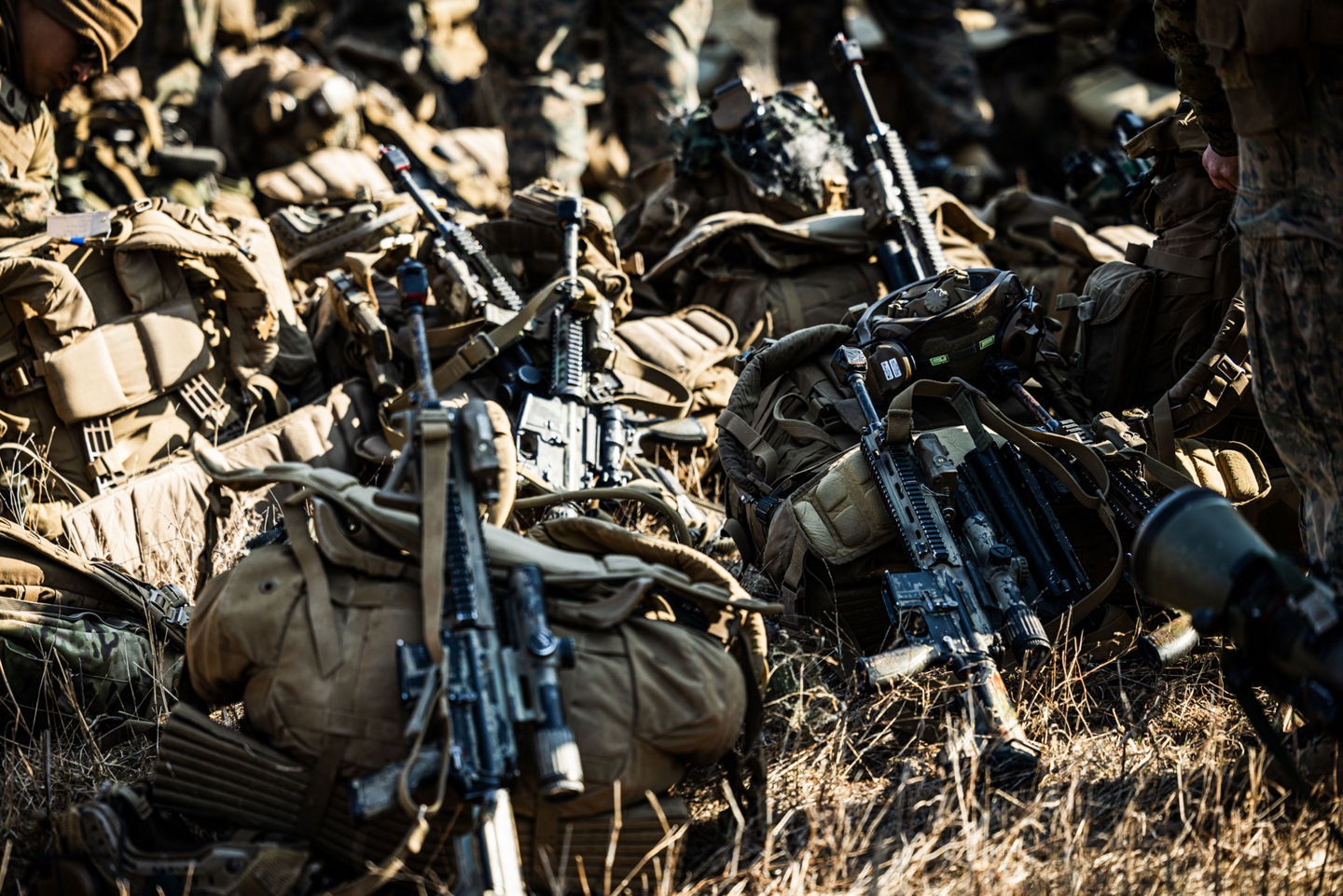 FY25 South Korea Content Collection, Joint Training, Pre Flight Ops, Equipment & Gear, Rucksack, Rifle