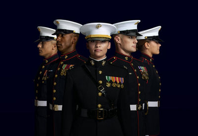 marine enlisted dress blues