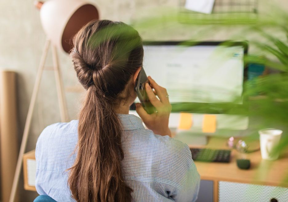 woman on telemedicine call