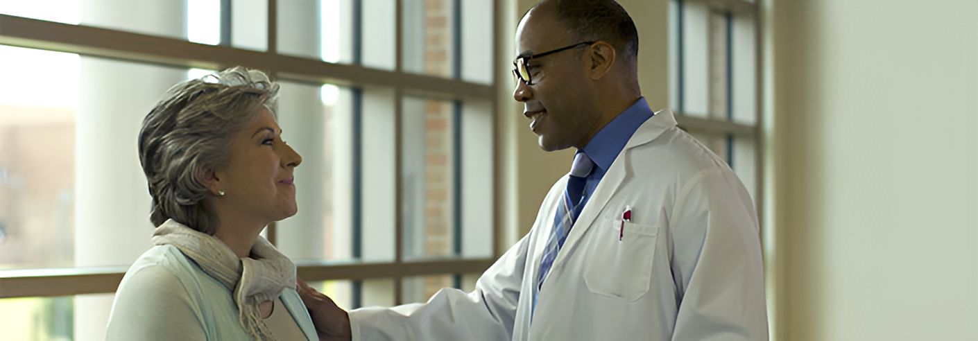 Doctor discussing with patient