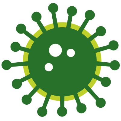 Graphic of Covid-19 virus