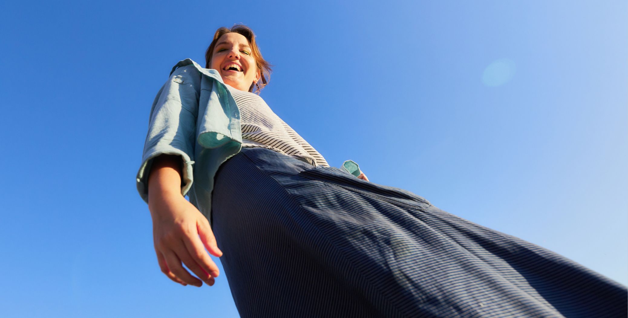 Woman standing outside