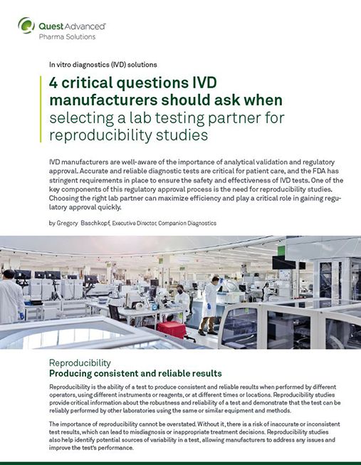 Medtech Quest Diagnostics