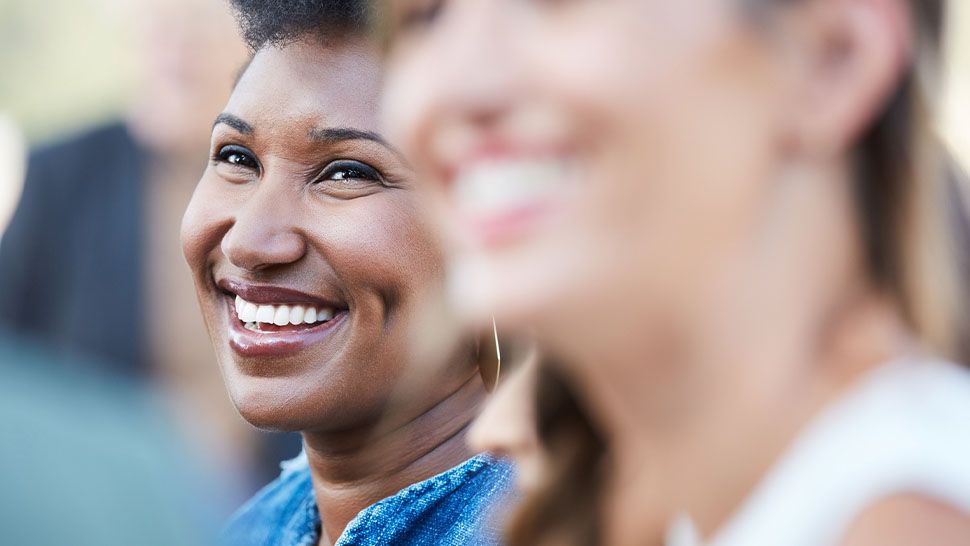 People smiling 