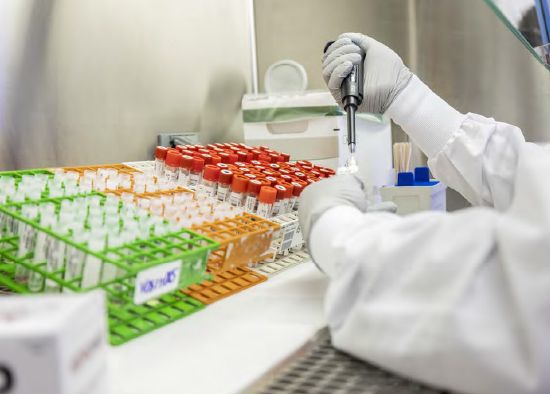 Scientist in lab