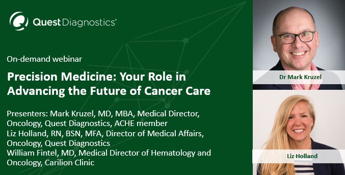 Precision Medicine webinar thumbnail image with two doctors' headshots