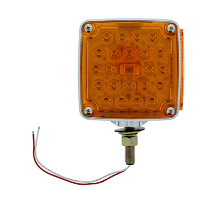 Square Amber LED Warning Light