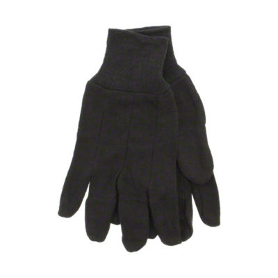 Boss® Brown Jersey Gloves, Large, 3 Pair Pack