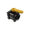 502208 - 1-1/4" Standard Port 4-Bolt Poly Ball Valve