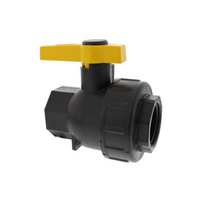 1" Full Port Single Union Poly Ball Valve